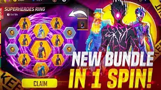 SUPERHEROES RING EVENT FREE FIRE | NEW SUPERHEROES I NEW BUNDLE EVENT | FF NEW EVENT TODAY |