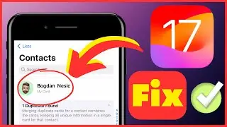 Fix: My Card NOT Showing in Contacts on iPhone & iPad (iOS 17)