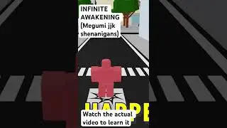 INFINITE awakening (Megumi)[Jujutsu Shenanigans] #roblox #jujutsushenanigans #megumifushiguro