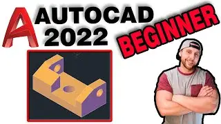 3D Modeling 101 Beginner Tutorial \\ AutoCAD 2022