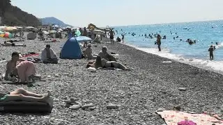 ЛАЗАРЕВСКОЕ. ОБЗОР ПЛЯЖА В СОЛОНИКАХ. ДЕЛИМСЯ ВПЕЧАТЛЕНИЯМИ.