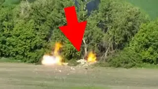 Russian Artillery Ammunition Destroyed By Ukraines Drones And Artillery