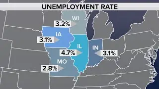 Illinois unemployment rate ranked second-to-last in US