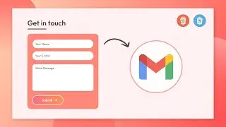 How To Create Working Contact Form Using HTML & CSS | Receive Contact Form Data on Email