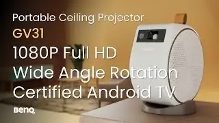 BenQ GV31 Portable Ceiling Projector｜A Luxury Smart Theater for Your Ceiling