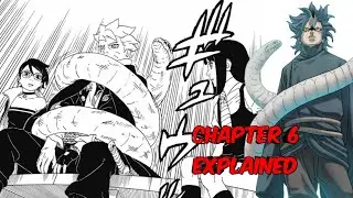 Boruto new Power and Jutsu | Boruto vs Mitsuki sage mode | Boruto two blue vortex chapter 6 in Hindi