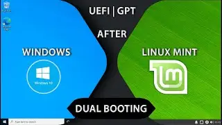 Install Windows 10 After Linux Mint | Dual Boot Windows 10 and Linux Mint UEFI | Linux Beginner 2021