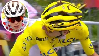 Tadej Pogacar gives Vingegaard The Look on Isola 2000 | Tour de France 2024 Stage 19