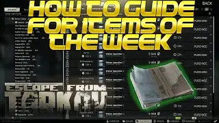 Tarkov Flea Market Item Of The Week - HOW TO GUIDE! - Escape From Tarkov