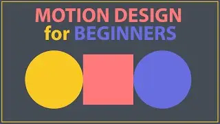 Motion Design Tutorial for BEGINNERS - After Effects Traning Videos