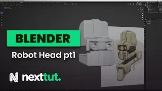 Blender | Modelling a Robot Head part 1