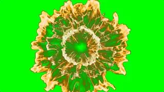 Golden Shockwave Effect (green screen)