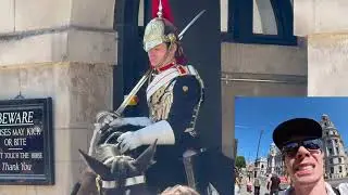 UNEXPECTED SIGHTING AT HORSE GUARDS