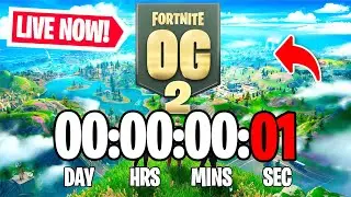 FORTNITE (OG) CHAPTER 2 COUNTDOWN LIVE🔴 24/7 & Live Event Countdown!