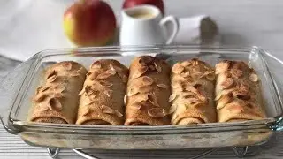 Zapečene palačinke sa jabukama / Baked apple crapes