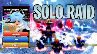 How To Solo Cursed Train Raid With Ice Dragon Queen Anime Defenders