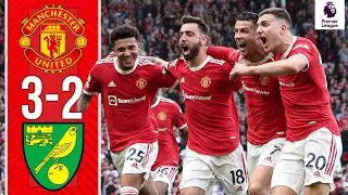 Cristiano Ronaldo Hat-Trick! | Manchester United 3-2 Norwich | Highlights