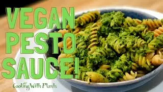 Nut Free Vegan Pesto Sauce - Oil Free Recipe That Tastes AMAZING!