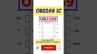 OB2269 IC #akexperiment #electronics #pinout #OB2269 #2269IC #PWM #IC #shorts