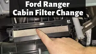 How To Replace A 2019 - 2023 Ford Ranger Cabin Air Filter - Remove Change Replacement Location