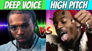 DEEP VOICE RAPPERS vs HIGH PITCHED RAPPERS!