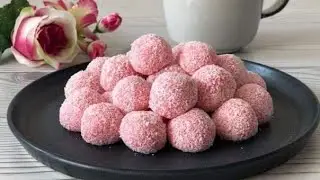 Pinky kuglice / Pinky balls / od samo 4 sastojka / bez pečenja / only 4 ingredients / no bake