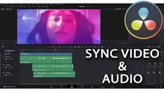 How To AUTO Sync Video & Audio Easily In Davinci Resolve 17