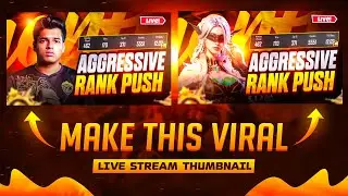 Make This Viral 🔥 Live Stream Thumbnail for (Bgmi / PUBG) | Live Stream Bgmi Thumbnail Tutorial