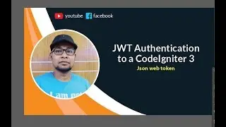 Jwt in php codeigniter | How to add JWT Authentication to a CodeIgniter 3 REST API | codeigniter