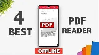 4 Best OFFLINE PDF Reader & Viewer || Free PDF Reader