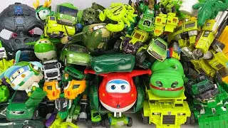 BOX full GREEN Color Lightnight Mc Queen TRANSFORMERS: Rise of BEASTS Robot Tobot Dinosaur Movie