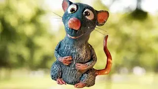 Рататуй🐀♥️Крыса символ 2020 года!Как сделать крысу своими руками.Ratatouille.Rat.DIY.