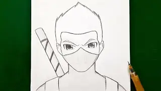 How to draw Anime Boy Ninja || Anime Boy step by step || easy tutorial