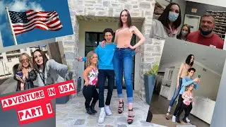 Adventure in USA of Ekaterina Lisina PART 1 (Brent Rivera's house)