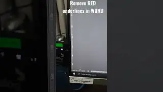 Remove Red Underlines in WORD #shorts