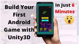 (6 minutes)Make Your First (Android Game APP) using UNITY / HINDI/