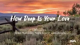 How Deep Is Your Love - Bee Gees (Lyrics)