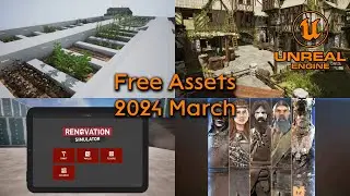 Unreal Engine free assets March 2024