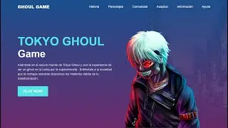 How To Create a Website Gaming With HTML & CSS | Landing Page