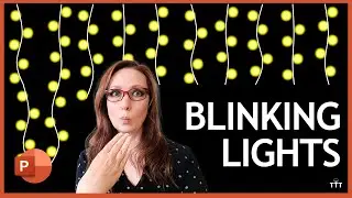 Blinking White Icicle Lights in PowerPoint, Step-by-Step | Christmas, Hanukkah, Diwali, New Year’s