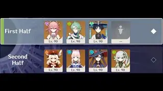 3.7 Spiral Abyss, 5★ Catalyst Team 📖 - (Floor 12, 9★)