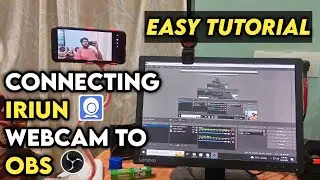 how to use phone as webcam for pc obs | how to connect iriun webcam to obs