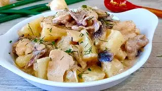 Приготовила Вкуснейший Ужин! Часто готовлю так МЯСО и КАРТОФЕЛЬ и на праздник, и на каждый день!...