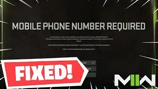 Modern Warfare 2 - STEAM Mobile Number Verification Failed FIX! How To Get Through The Phone Screen!