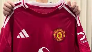 Manchester United Home Jersey 24/25 UNBOXING + REVIEW from jerseysfcsoccershop.com