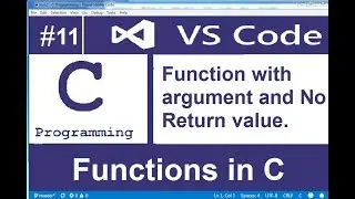 function with argument and no return value