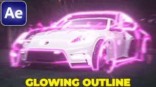 GLOWING OUTLINE Effect in After Effects | Glowing Edges Effect