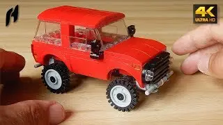 How to Build the Lego Лада Нива (MOC with custom printed bricks - 4K)