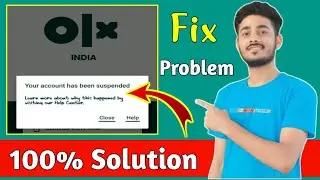 OLX Account Suspended Problem  2024| OLX Login Problem Resolved | OLX Costumer Care Number 2024