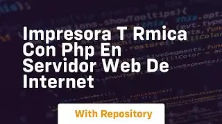 Impresora t rmica con php en servidor web de internet